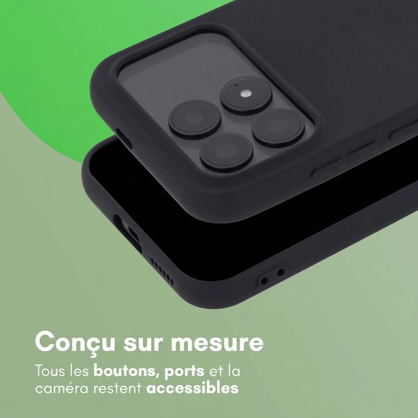 imoshion Coque Couleur Xiaomi Poco F8 Pro - Noir