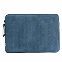 Selencia Pochette ordinateur Corduroy 13-14 pouces - Slate Blue