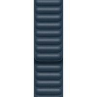 Apple Leather Link Apple Watch Series 1-9 / SE - 38/40/41 mm / Series 10 - 42 mm - Taille M/L - Baltic Blue