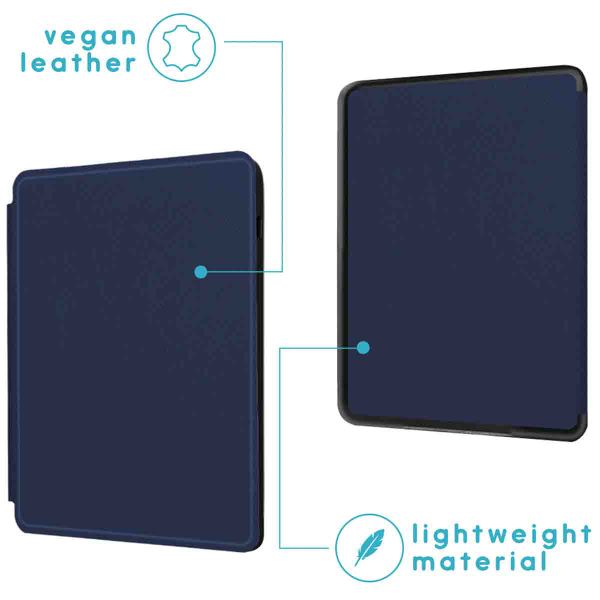 imoshion Slim Hard Sleepcover Amazon Kindle (2024) / Amazon Kindle (2022) 11th gen - Bleu foncé