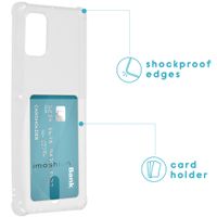 imoshion Coque silicone avec support de passe Samsung Galaxy A71