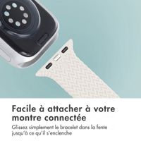 imoshion Bracelet tressé en silicone Apple Watch | 38/40/41/42 mm - Lumière stellaire