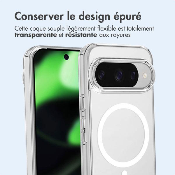 imoshion Coque arrière de protection avec MagSafe Google Pixel 10 / 10 Pro - Transparent