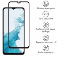 Accezz Protection d'écran en verre trempé Full Cover Samsung Galaxy A23 (5G)
