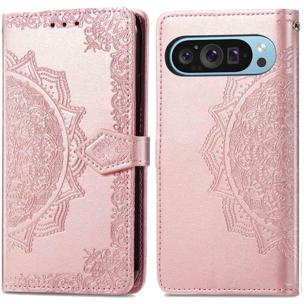 imoshion Etui de téléphone portefeuille Google Pixel 9 Pro XL - Rose Dorée