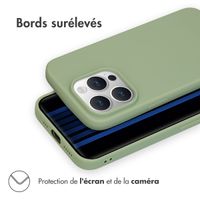 imoshion Coque Couleur iPhone 15 Pro - Olive Green