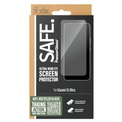 SAFE by PanzerGlass Protection d'écran Ultra-Wide Fit avec applicateur Xiaomi 15 Ultra