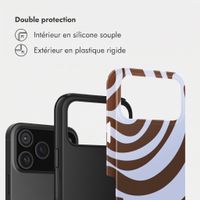 Selencia Coque arrière Vivid Apple iPhone 17 Pro - Dream Swirl Chocolate