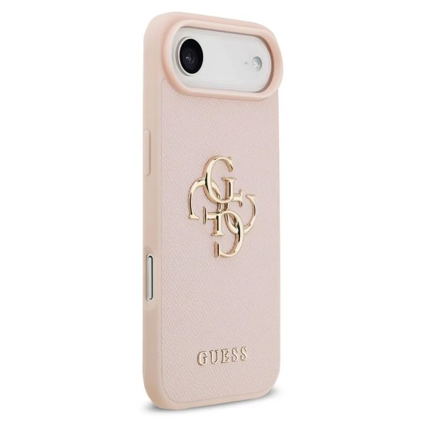 Guess Coque Big 4G Logo Grained Apple iPhone Air - Rose