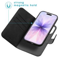 imoshion Etui de télephone luxe 2-en-1 amovible Apple iPhone 17 - Noir