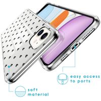 imoshion Coque Design iPhone 11 - Hearts All Over Black