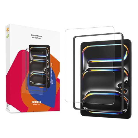 Accezz Protection d'écran en verre trempé avec applicateur Apple iPad Pro 13 (2025) M5 / (2024) M4