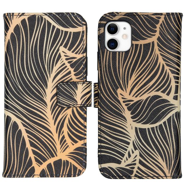 imoshion Coque silicone design iPhone 11 - Golden Leaves