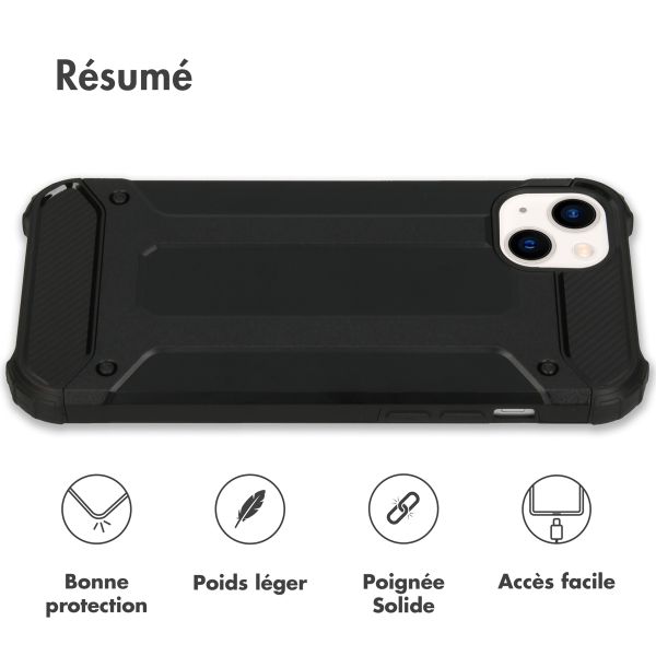 imoshion Coque Rugged Xtreme iPhone 14 Plus - Noir