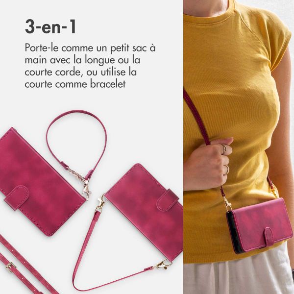 imoshion Etui de télephone portefeuille avec cordon Samsung Galaxy S24 / S25 - Rouge