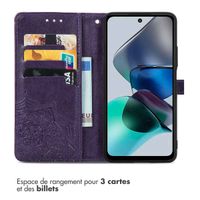 imoshion Etui de téléphone portefeuille Mandala Motorola Moto G13 / G23 - Violet