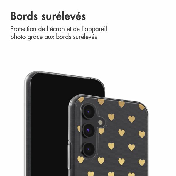 imoshion Coque Design Samsung Galaxy A54 (5G) - Golden Hearts