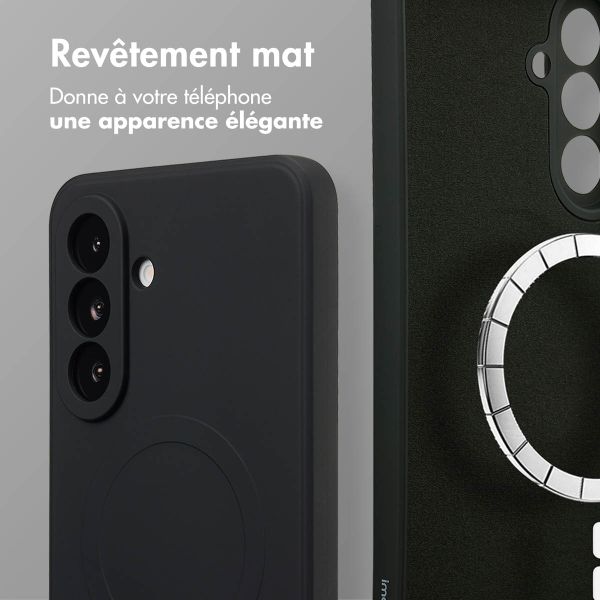 imoshion Coque Couleur avec MagSafe Samsung Galaxy A36 - Noir