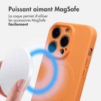 imoshion Coque Couleur avec MagSafe Apple iPhone 14 Pro - Neon Orange