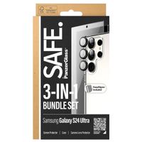 SAFE by PanzerGlass Pack 3-en-1 Safe - Coque + protection d'écran + protection de caméra Samsung Galaxy S24 Ultra - Transparent