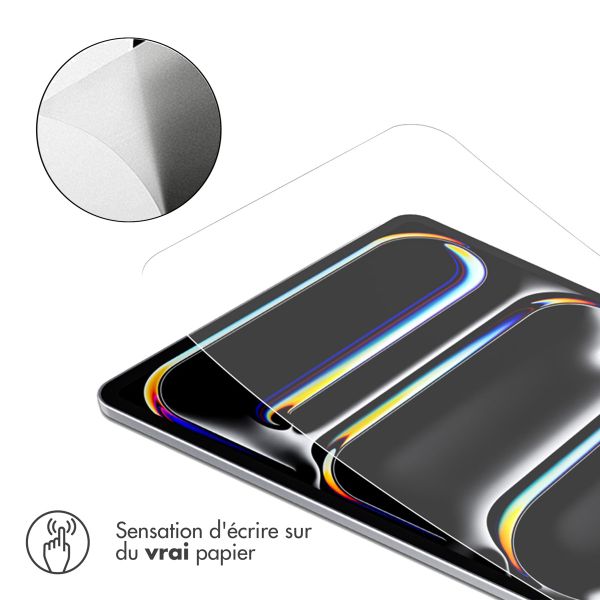 Accezz Protecteur d'écran Paper Feel Apple iPad Air 11 pouces (2025) M3 / (2024) M2