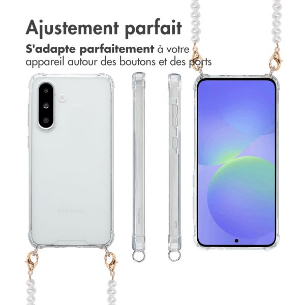 imoshion Coque avec cordons de téléphone Samsung Galaxy A56 - Perles
