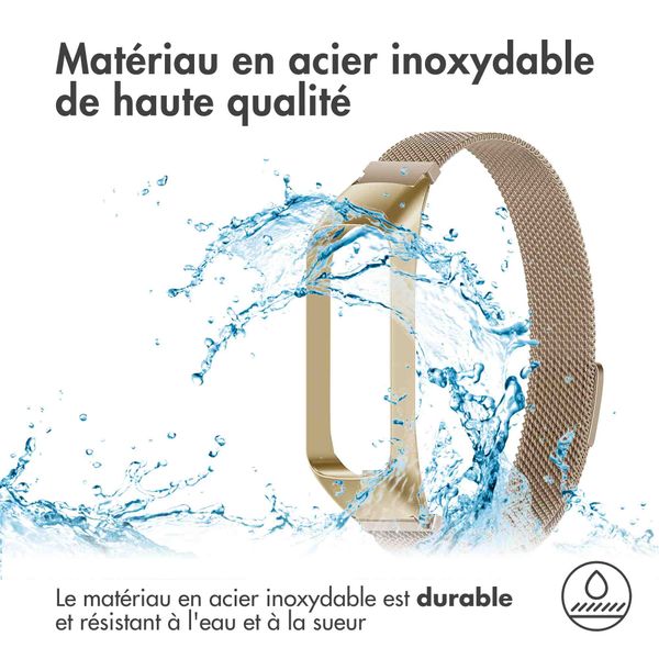 imoshion Bracelet magnétique milanais Samsung Galaxy Fit 2 - Doré