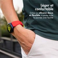 imoshion Bracelet en silicone souple - Connexion universelle 20 mm - Rouge