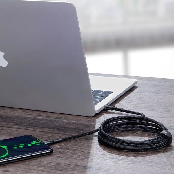 Baseus Cafule Series câble de charge rapide USB-C vers USB-C - 100 Watt - 2 mètres - Noir