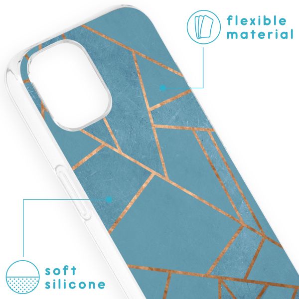 imoshion Coque Design iPhone 13 - Blue Graphic