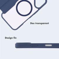 imoshion Bookcase transparente avec MagSafe Apple iPhone 17 - Bleu