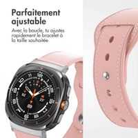 imoshion Bracelet en cuir Samsung Galaxy Watch Ultra (2024/2025) - Rose