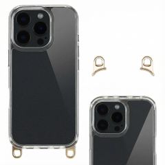 Selencia Coque arrière avec crochets amovibles Apple iPhone 16 Pro - Transparent