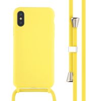 imoshion ﻿Coque en silicone avec cordon iPhone X / Xs - Jaune