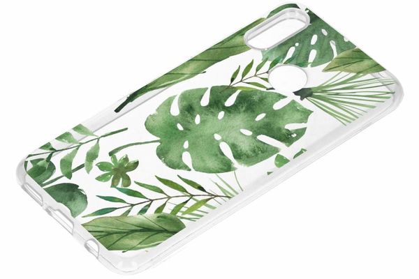 Coque design Huawei P Smart Plus - Monstera leafs