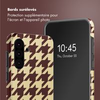 Selencia Coque arrière Vivid Samsung Galaxy A36 / A56 - Pied-de-Poule