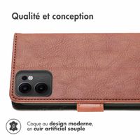 imoshion Étui de télephone portefeuille Oppo Reno 13 - Marron