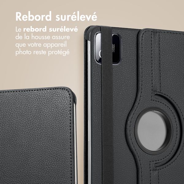 imoshion Coque tablette rotatif à 360° Xiaomi Pad 8 / 8 Pro - Noir