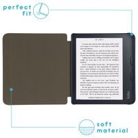 imoshion ﻿Design Slim Hard Sleepcover avec support Kobo Libra 2 / Tolino Vision 6 - Black Graphic