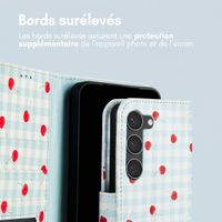imoshion Étui de télephone portefeuille Design Samsung Galaxy S23 - Cherry Check