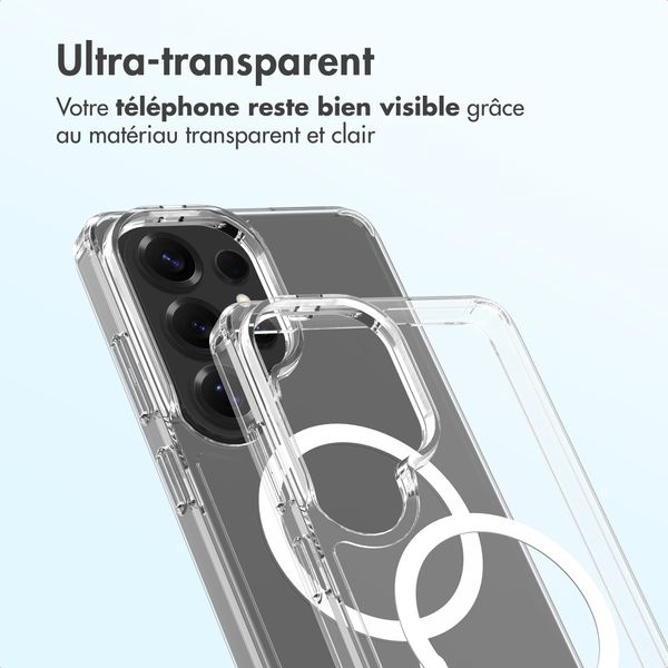Accezz Coque arrière Xtreme Impact avec MagSafe Samsung Galaxy S26 Ultra - Transparent