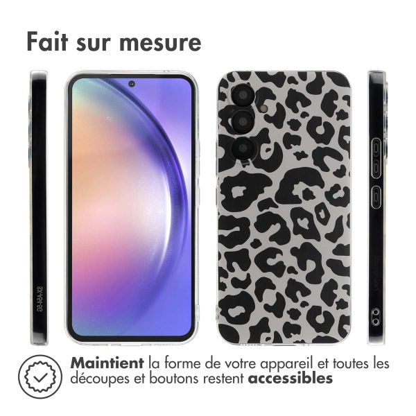 imoshion Coque Design Samsung Galaxy A54 (5G) - Leopard Transparent