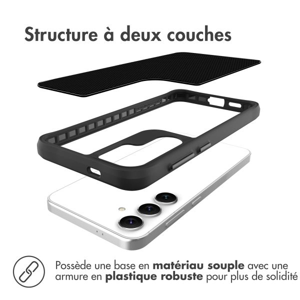 imoshion Rugged Hybrid Carbon Case Samsung Galaxy S24 - Noir