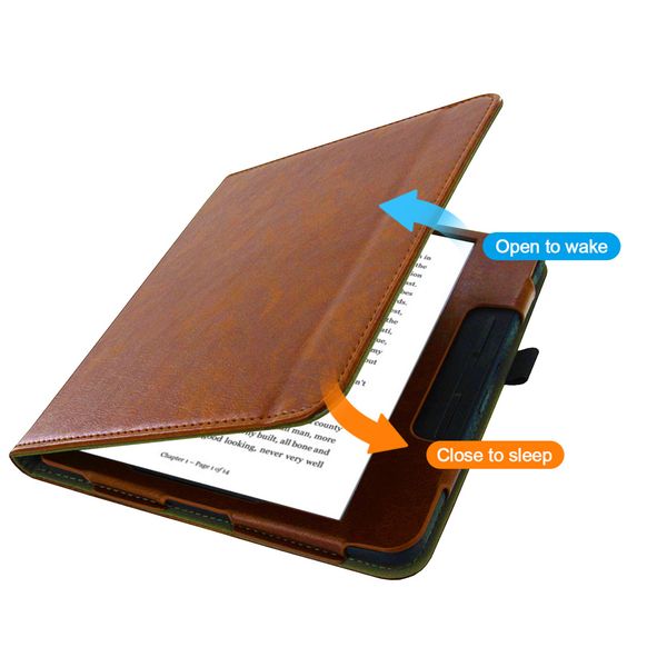 imoshion Etui portefeuille Luxe unie Kobo Forma - Marron