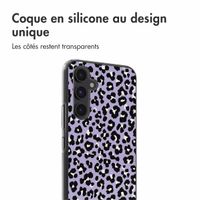 imoshion Coque Design Samsung Galaxy A54 (5G) - Leopard Lilac