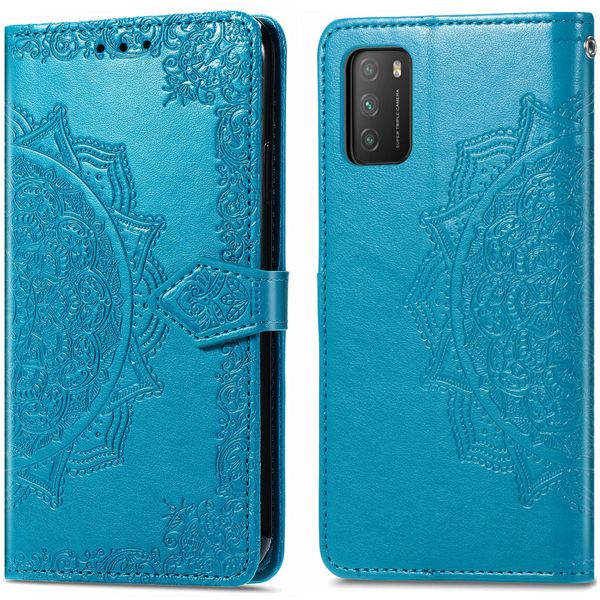 imoshion Etui de téléphone Mandala Xiaomi Poco M3 - Turquoise