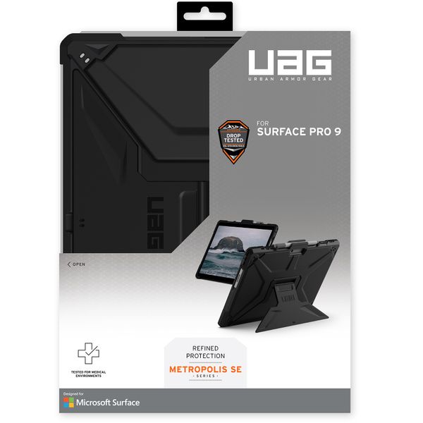 UAG Coque Metropolis Microsoft Surface Pro 9 / Pro 10 / Pro 11 - Noir