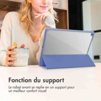 imoshion Coque tablette rigide Trifold Apple iPad 11 (2025) 11 pouces A16 / iPad 10 (2022) 10.9 pouces - Violet