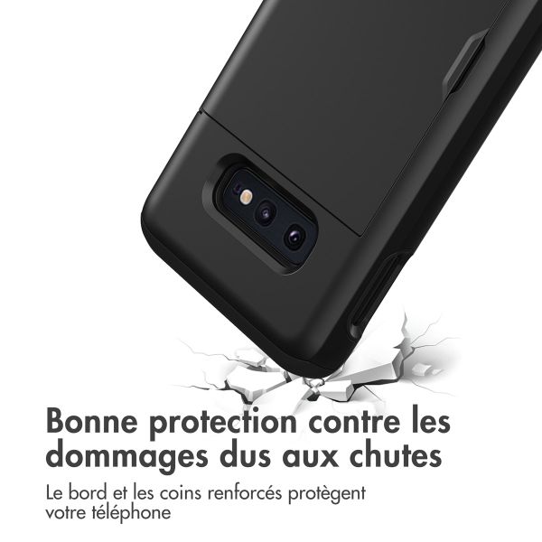 imoshion Coque arrière avec porte-cartes Samsung Galaxy S10e - Noir