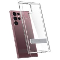 Spigen Coque Ultra Hybrid S Samsung Galaxy S22 Ultra - Transparent